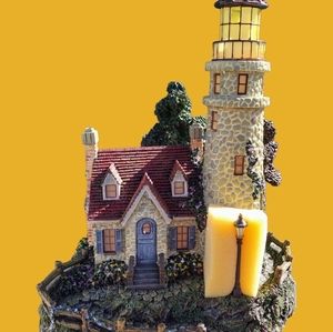 Thomas Kincade Hawthorne Village "Guiding Point Lighthouse